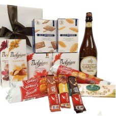 Birra belga di lusso con dolci belgi
