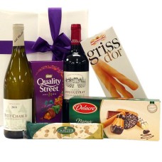 Vino Francese Bianco E Rosso Con Chicche
