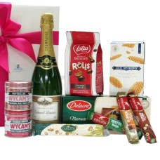 Pacchetto Champagne E Caramelle Belghe Come Regalo