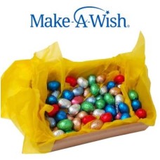 Cesto Make-a-Wish con 60 uova Callebaut preconfezionate