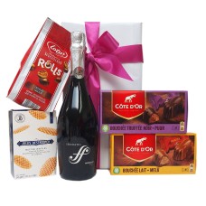 Pacchetto Regalo Belga Con Bollicine Italiane