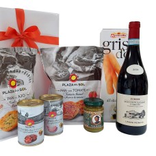 Regalo con snack italiani e spagnoli con Rosso Italiano
