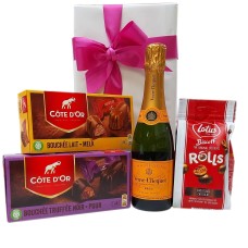 Piccola Veuve Clicquot Con Cioccolato Belga