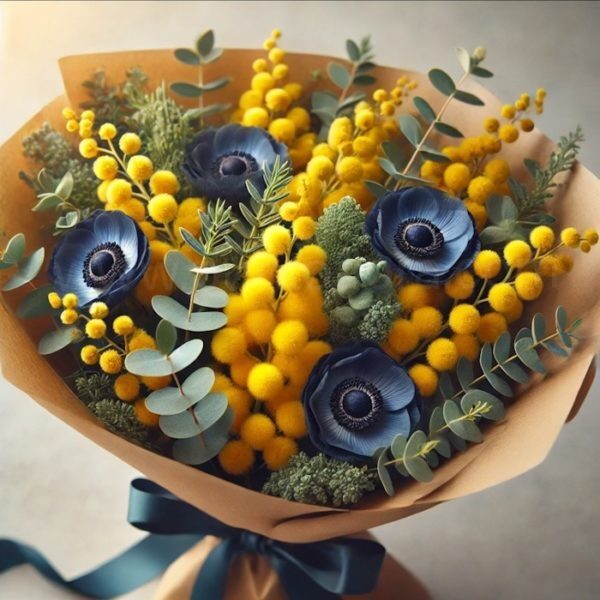 Mimosa and Anemones (BASE)