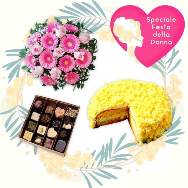 Torta e bouquet di cioccolatini (BASE)