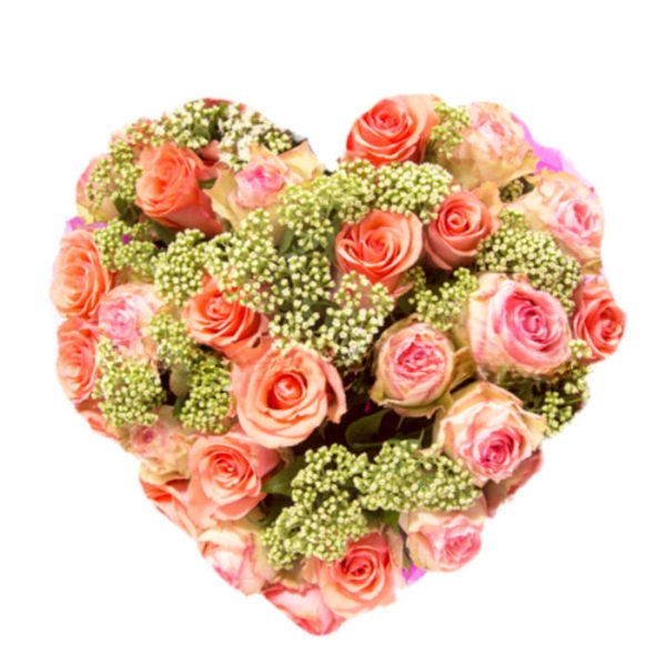 Cuore di rose rosa (BASE)