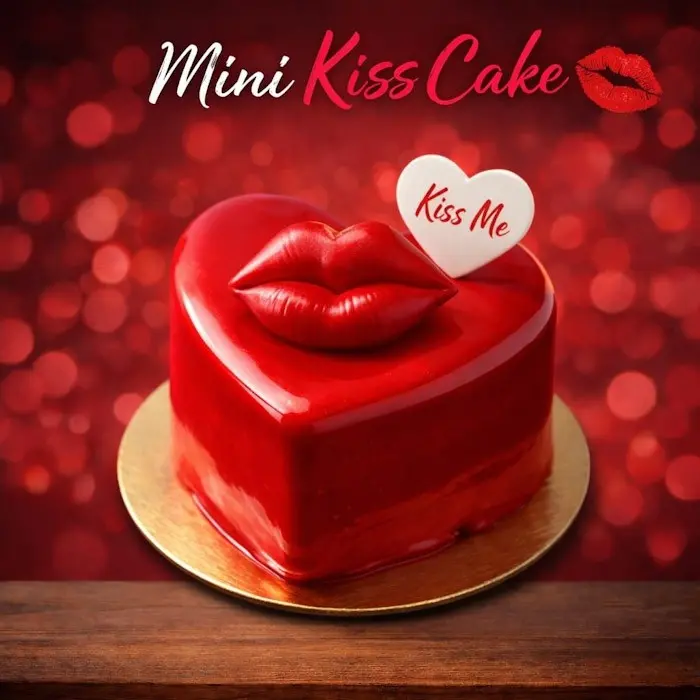 Mini torta a forma di bacio (BASE)