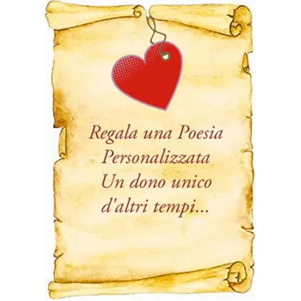 Poesia - Regalo personalizzato (invio email)