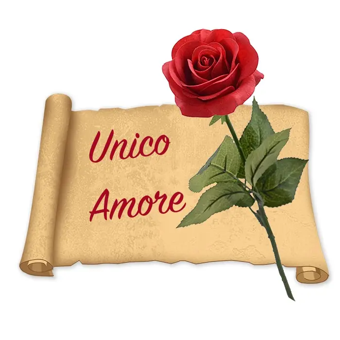 Rosa rossa e poesia