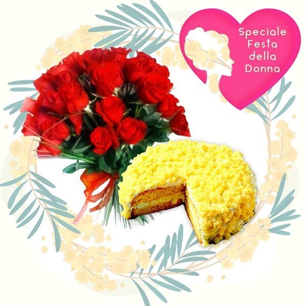 Torta al mimosa e rosa (BASE)