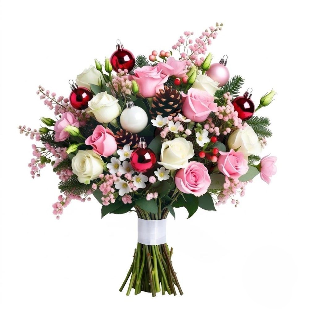 White Christmas Bouquet (Deluxe)