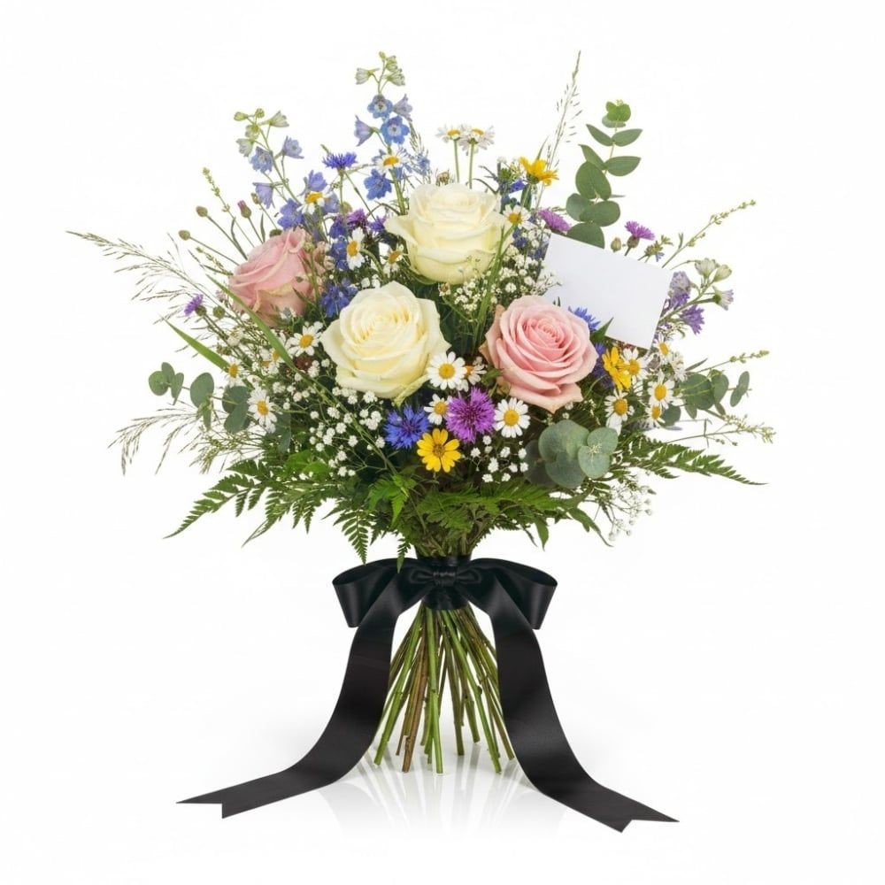 Bouquet di fiori per condoglianze (Raffinato)