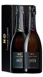 Confezione Franciacorta Brut e Saten Contadi Castaldi (2 bottiglie)