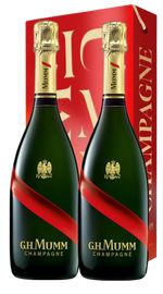 Champagne Brut 'Grand Cordon' Mumm in confezione da 2 bottiglie
