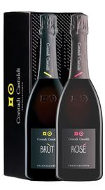 Franciacorta Brut e Rose Contadi Castaldi Confezione (2 bottiglie)