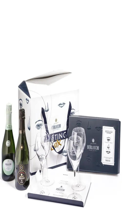 Tasting Box: 61 Nature - 61 Satn - 4 Flute - 1 Virtual Tasting Berlucch
