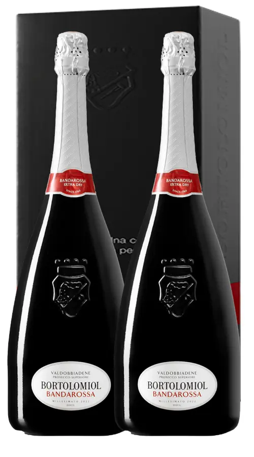 Scatola Prosecco Valdobbiadene 'Bandarossa' Bortolomiol (2bt)