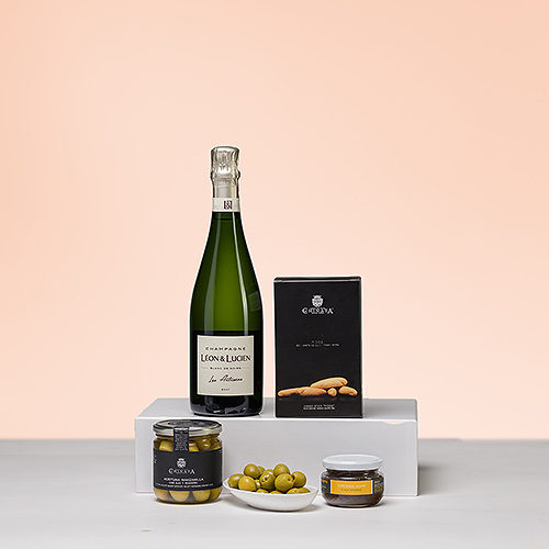 Leon &amp; Lucien Champagne e snack salati