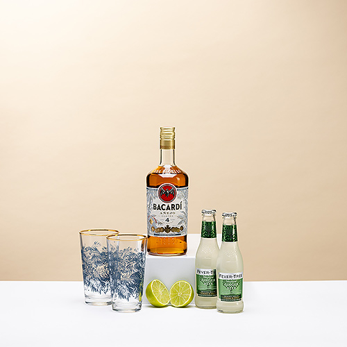 Confezione regalo Bacardi Dark &amp; Stormy