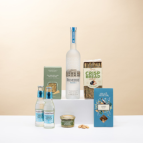 Vodka e snack Belvedere
