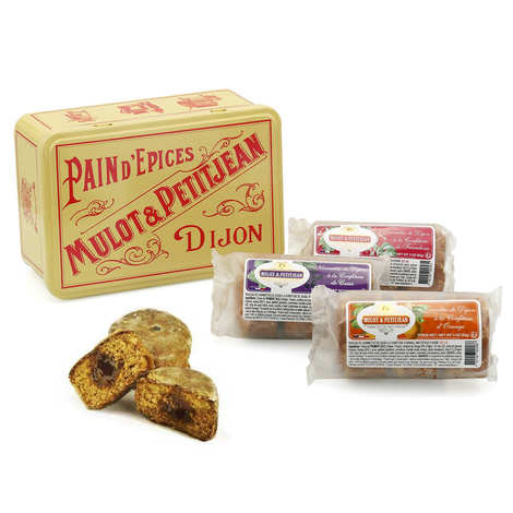 Suore assortite in scatola di latta (arancia, ribes nero, lampone)