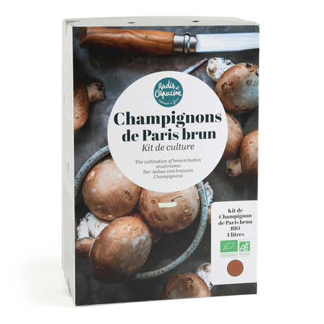 Kit di coltivazione - Funghi marroni biologici di Parigi