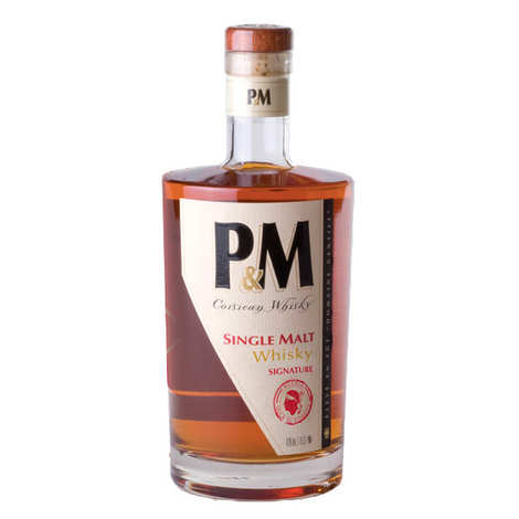 P&amp;M Single Malt Signature Whisky dalla Corsica 42%
