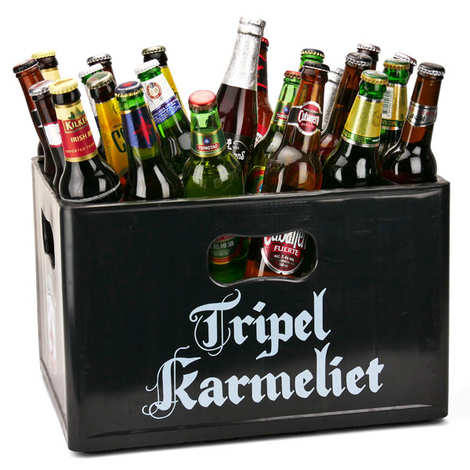 Cofanetto regalo con 24 birre da tutto il mondo