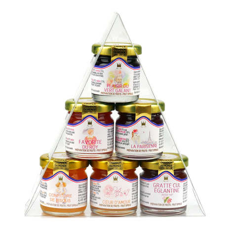 Assortimento di 6 mini marmellate "scherzo" - Francis Miot