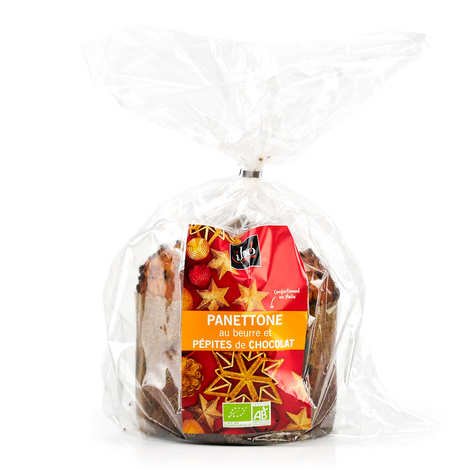 Panettone biologico con gocce di cioccolato 500g