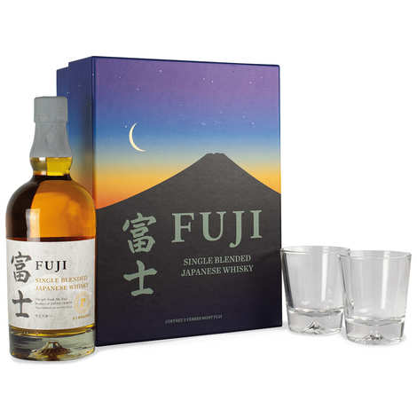 Fuji Single Blended Whisky - Box 2 bicchieri 50%