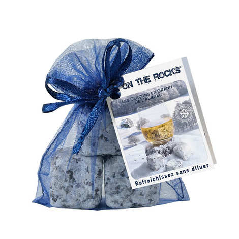 Aubrac Granite Stone Ice Cubes (3 cubes bag)