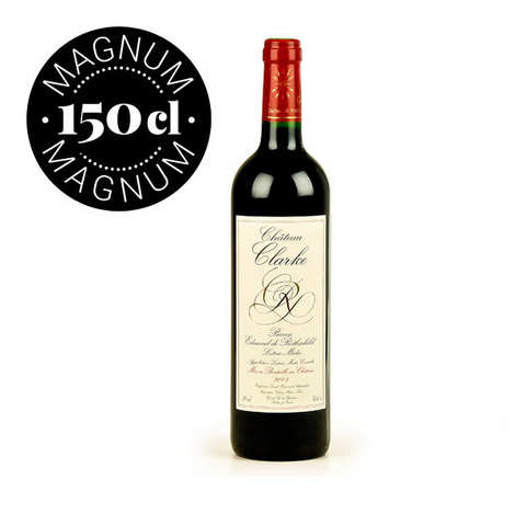 Vino Chateau Clarke Listrac Medoc Bordeaux - Magnum