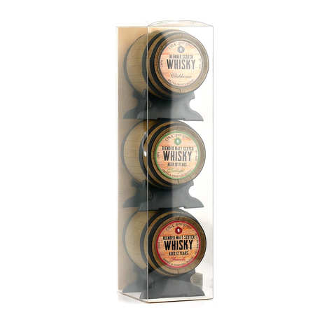 Scatola da 3 botti di whisky Old St Andrews