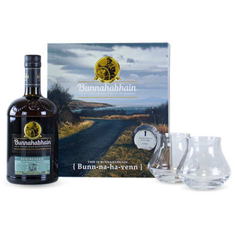 Set da whisky Bunnahabhain Sti¹ireadair - 2 bicchieri