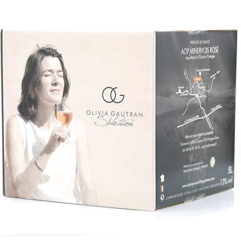 Selezione Olivia Gautran - Vino Rosato DOP Minervois - Bavaglino 5L