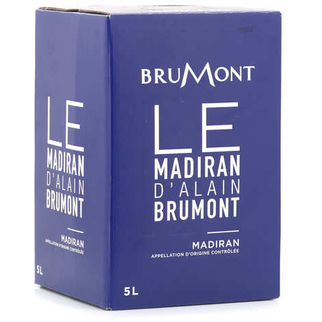Vino Rosso Madiran AOC di Alain Brumont in Bag in Box da 5L