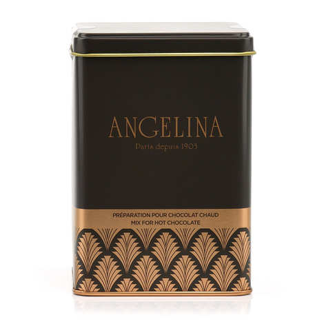 Preparazione per cioccolata calda in scatola di metallo - Angelina Paris