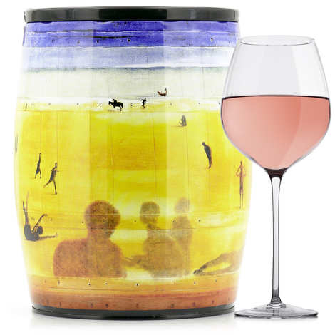 Bib'Art Joel Petillault vino rosato Le Benjamin de Puech Haut
