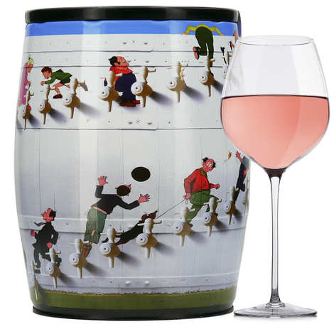 Puech Haut Le Benjamin Vino rosato in una Bib'Art - Roland Hours