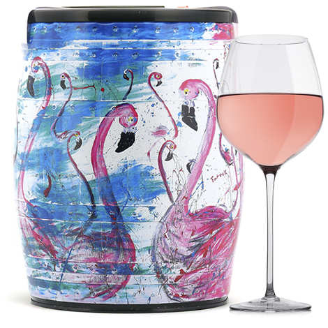 Puech Haut Le Benjamin in un bavaglino Art Rose Wine - Farouk