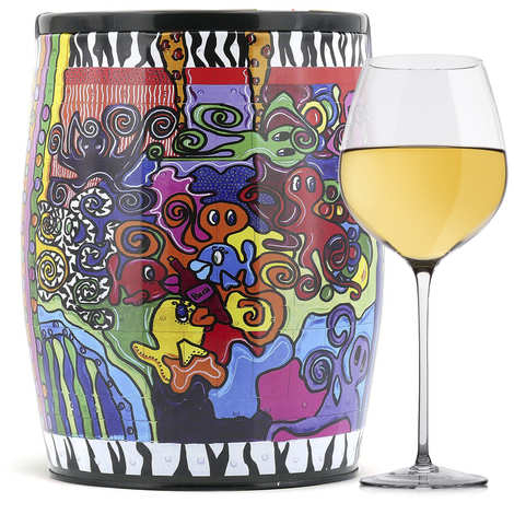 Puech Haut Le Benjamin in un bavaglino Art White Wine - Malou M