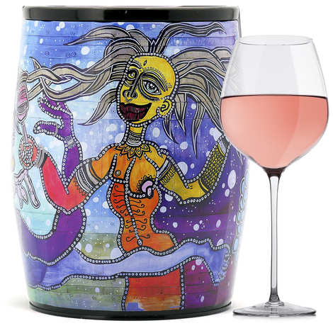 Puech Haut Le Benjamin in un bavaglino Art Rose Wine - Michael Relave