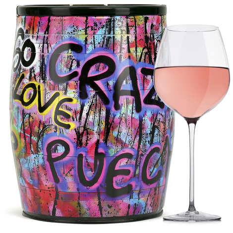 Puech Haut Le Benjamin in un bavaglino Art Rose Wine - Nicolas Perrot