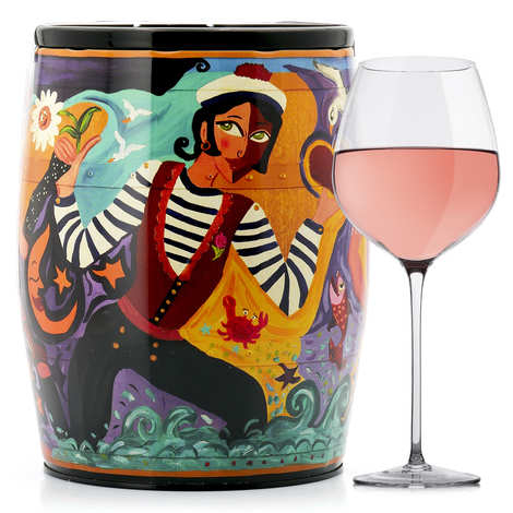 Puech Haut Le Benjamin Il vino rosato in una Bib'Art - Ingrid B