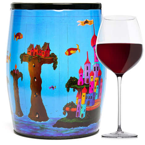 Bib'Art Françaoise Leblond vino rosso Le Benjamin de Puech Haut