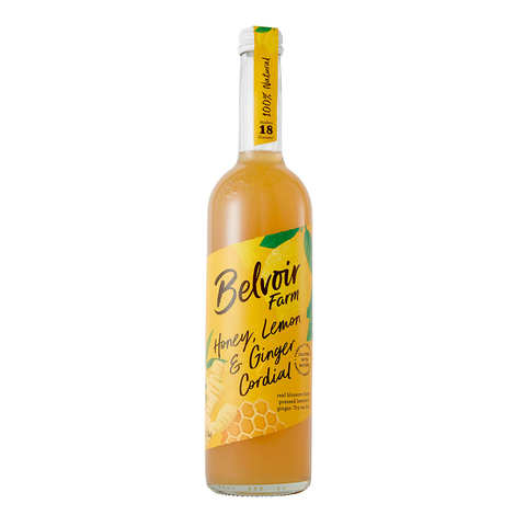 Sciroppo Belvoir al miele, limone e zenzero - Miele, limone, zenzero (bottiglia da 500 ml)