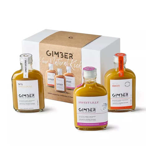 Box sinfonia 3 ricette biologiche Gimber - N°1 Originale, N°2 Brut e S°1 Giglio dolce