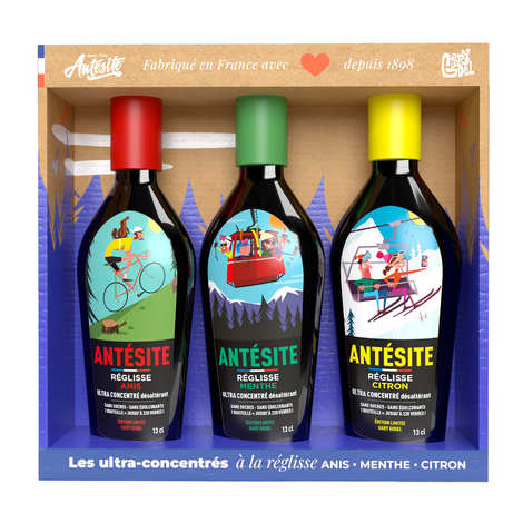 Gary Godel confezione da 3 liquirizie ultra concentrate Anice, Menta e Limone - Antesite