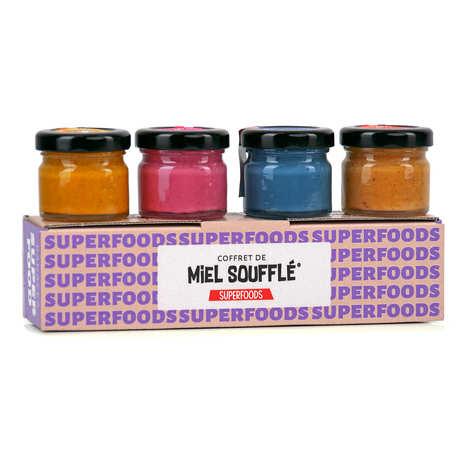 Miele soffiato - Confezione Superfood (confezione da 4 vasetti da 35 g)